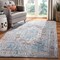 Safavieh 9 x 12 ft. Bristol Rectangle Power Loomed Area RugGrey & Blue BTL366F-9 - alternate 10